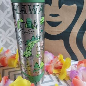Hawaii Starbucks Themed Stainless Steel Tumbler